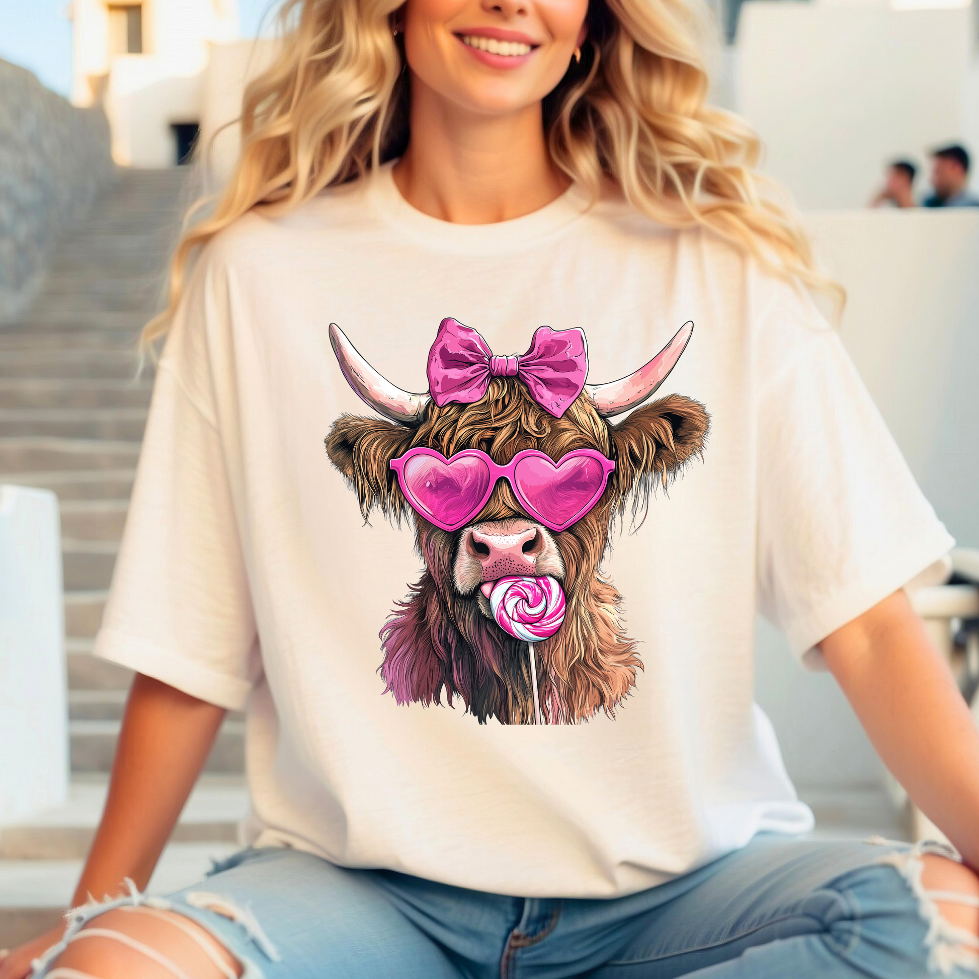 Highland Cow Tee/Sweatshirt