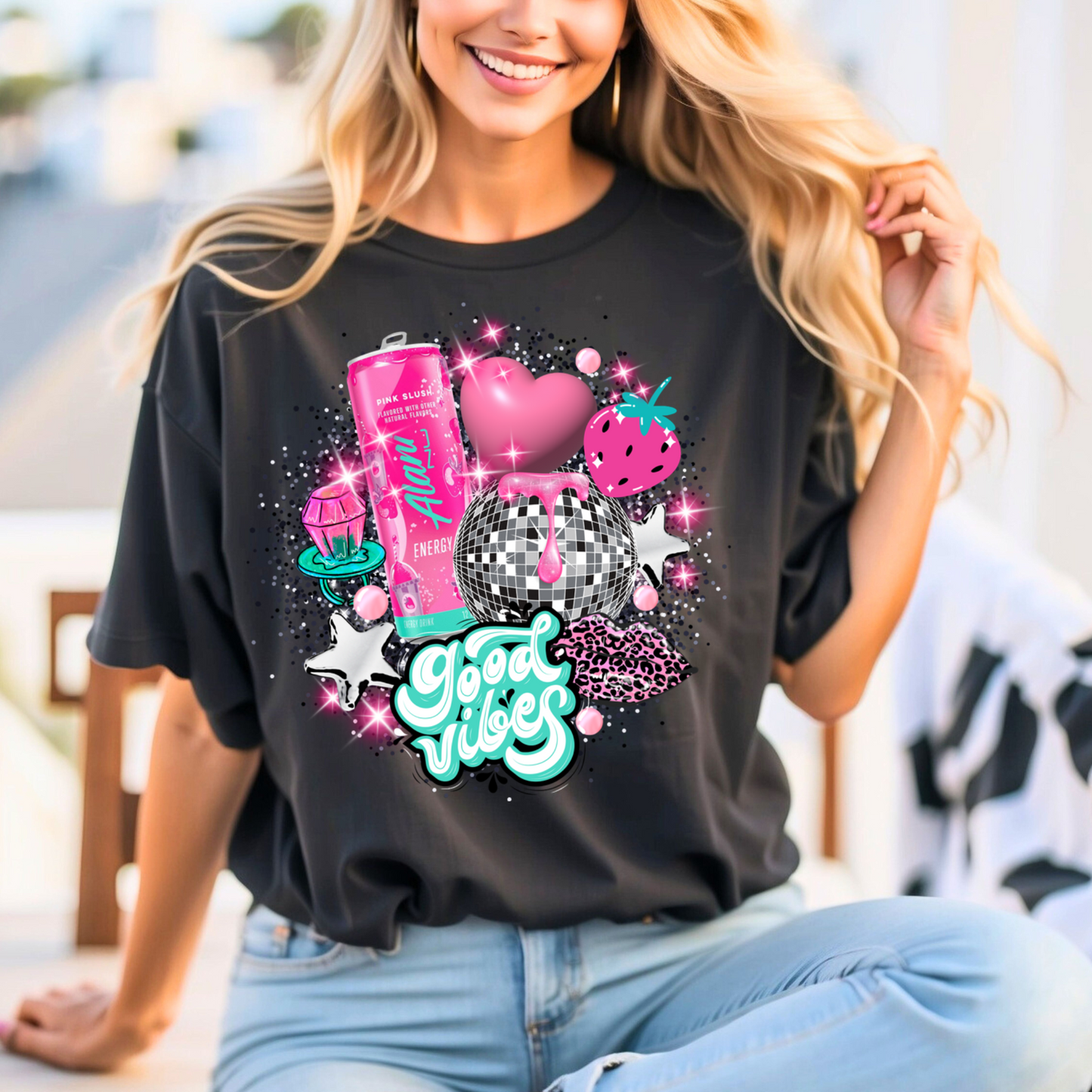Alani Pink Slush Tee/Sweatshirt