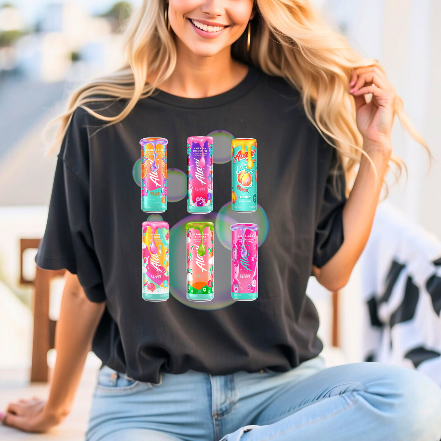 Alani Bubbles Tee/Sweatshirt