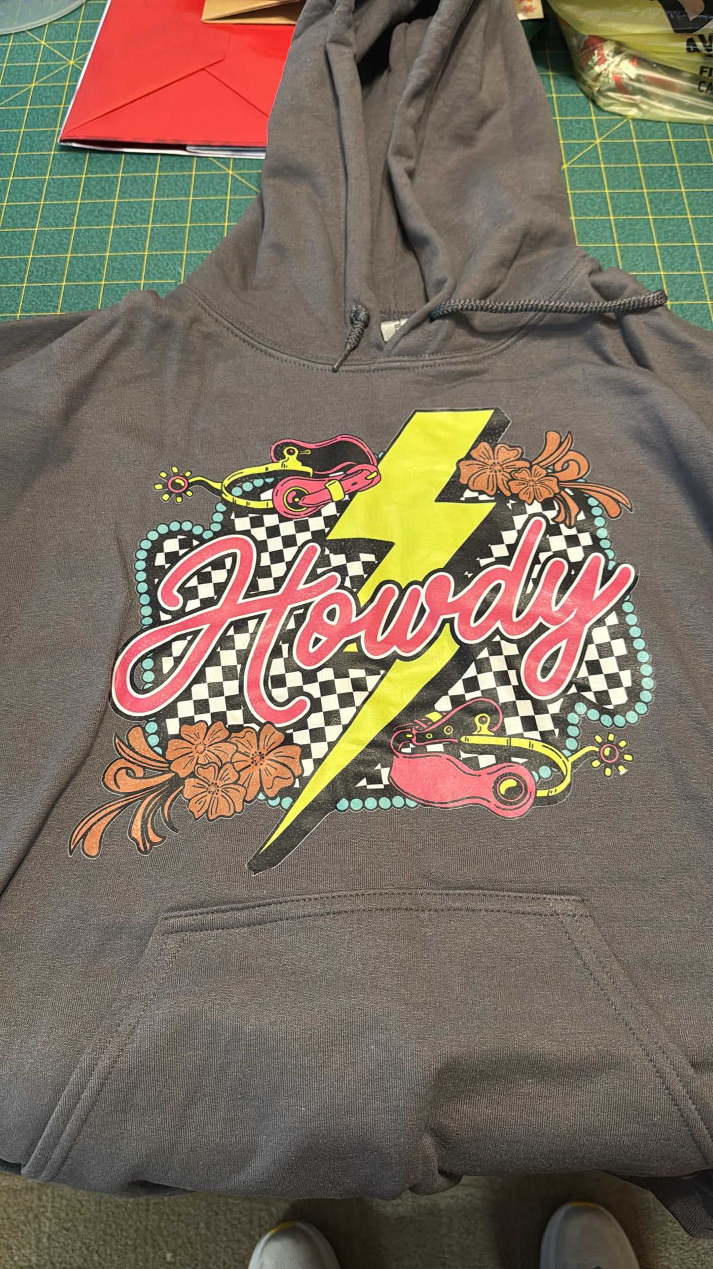 Howdy Hoodie- Medium