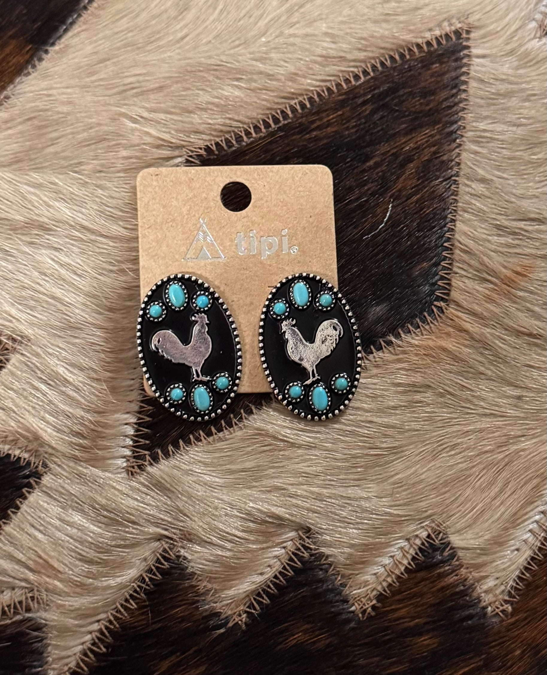 Chicken Girl Studs
