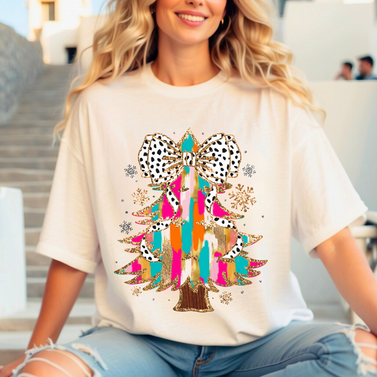 Brush Paint Tree Tee/Sweatshirt