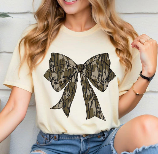 Coquette Camo Tee/Sweatshirt