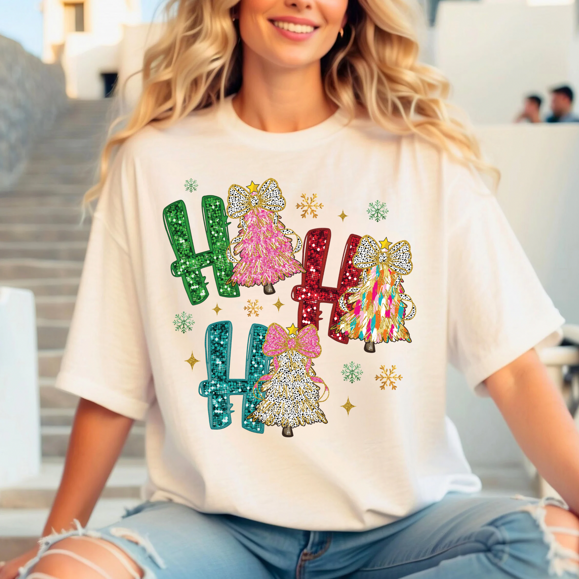 Ho Ho Ho Tee/Sweatshirt