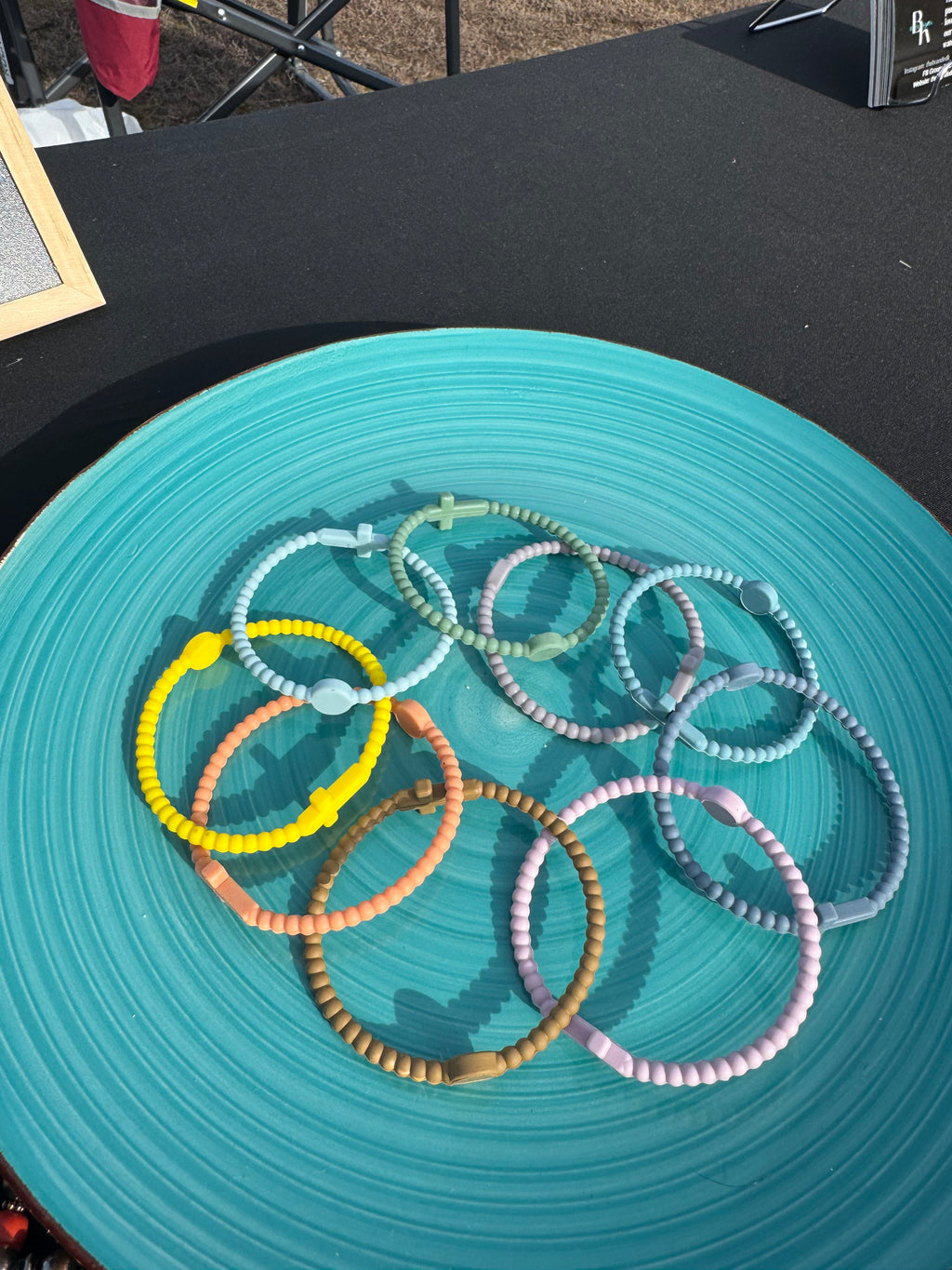 Cross Silicone Bracelets