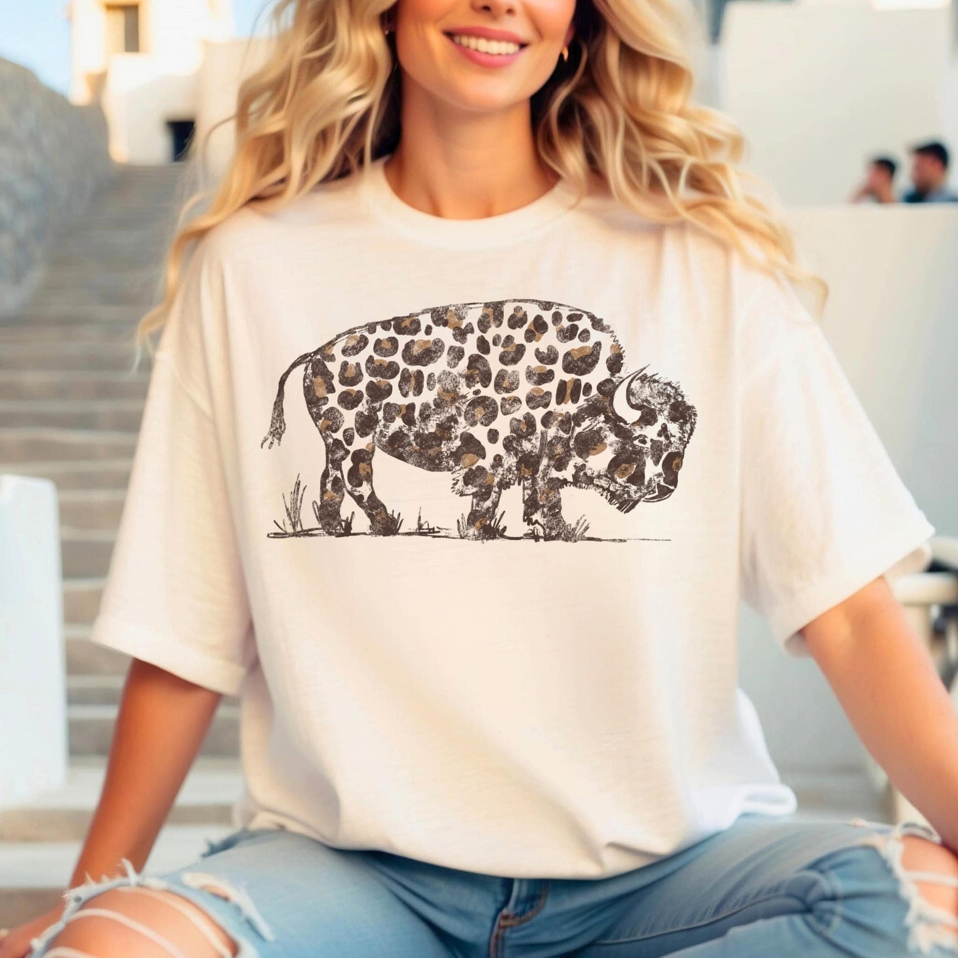 Leopard Buffalo Tee/Sweatshirt