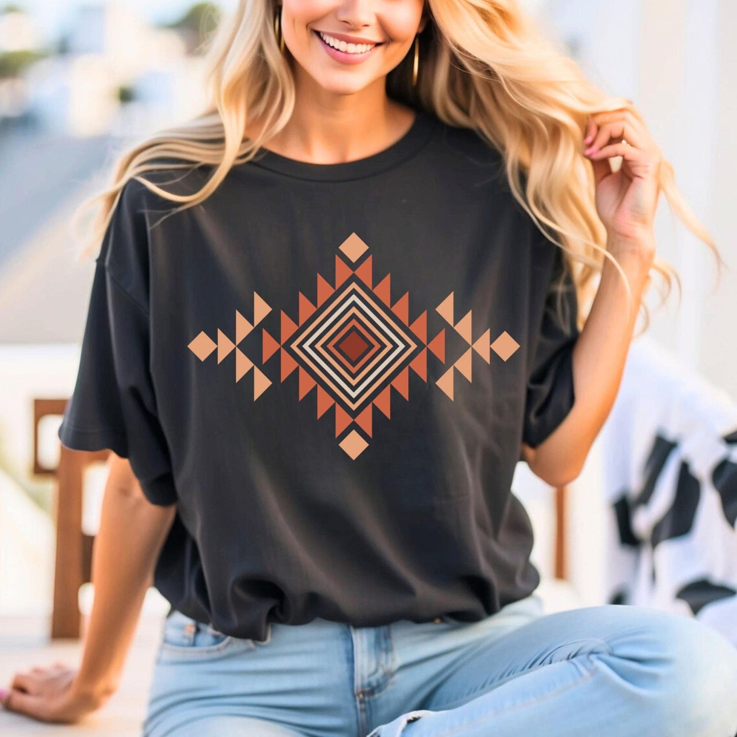 Aztec Tee/Sweatshirt