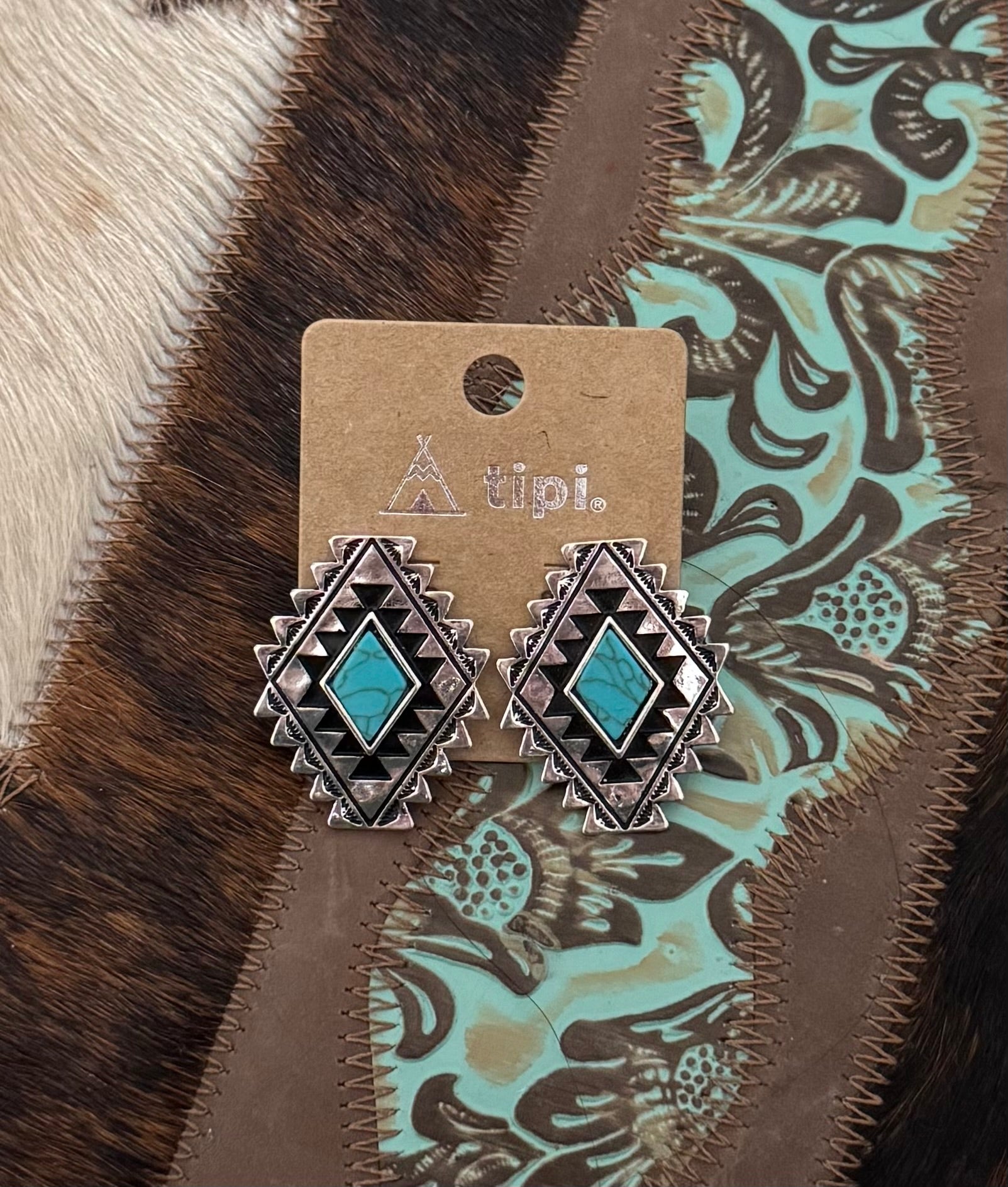 Turquoise Gal Studs