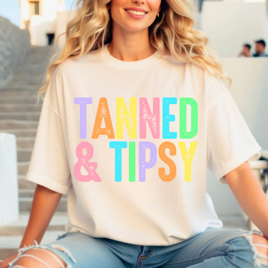 Tanned & Tipsy Tee/Sweatshirt