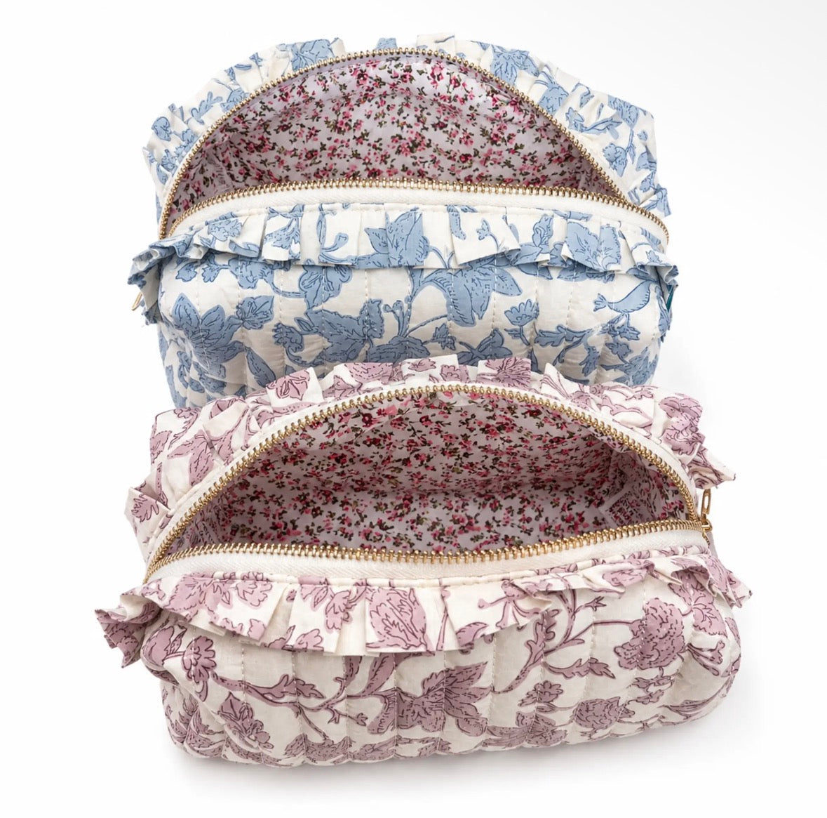 Ruffle Cosmetic Case *2 colors